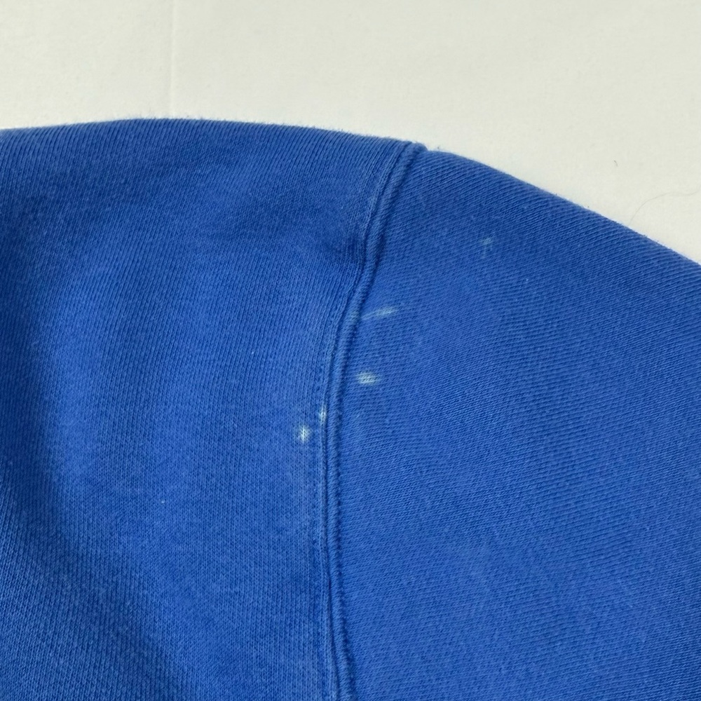 Vtg Nike Mens Hoodie Sweatshirt XL Y2K Oversized Center Swoosh Blue B7 - Picture 6 of 9
